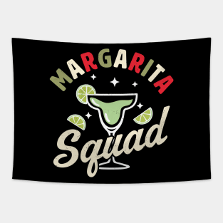 Margarita Squad Funny Cinco de Mayo Lime Drinking Squad Tapestry