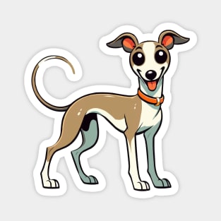 Carefree Italian Greyhound Dog Magnet