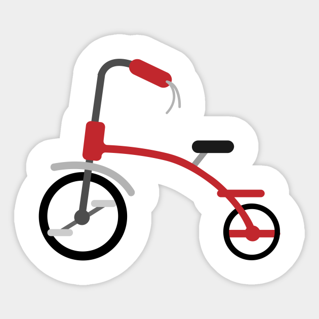 Bicycle Funny Nursery Cartoon Drawing Design - Bike - Sticker | TeePublic Bicycle Funny Nursery Cartoon Drawing Design - Bike - Sticker | TeePublic