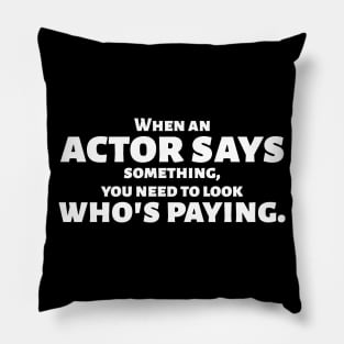 Funny Conservative Expose Socialist Mainstream Agenda Pillow