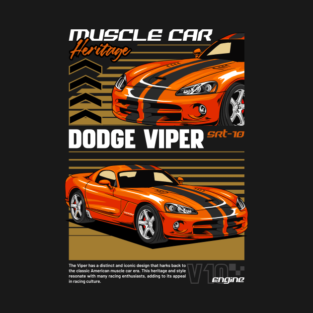 Iconic Viper SRT 10 Car by milatees