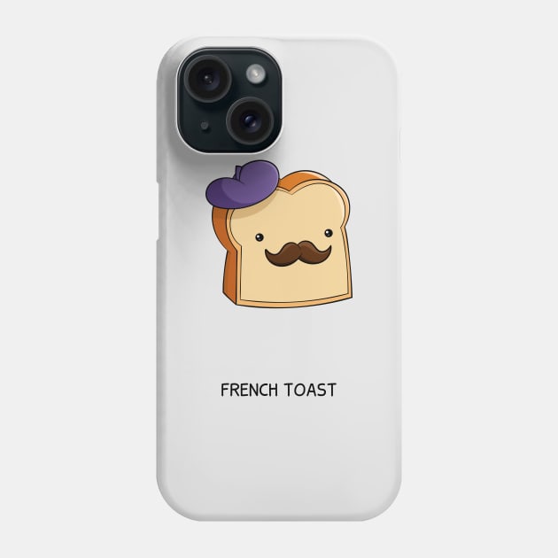 French Toast Phone Case by Punderful Comics