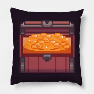 Pixel Art Game Chest Pillow