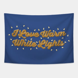 Warm White Lights Tapestry