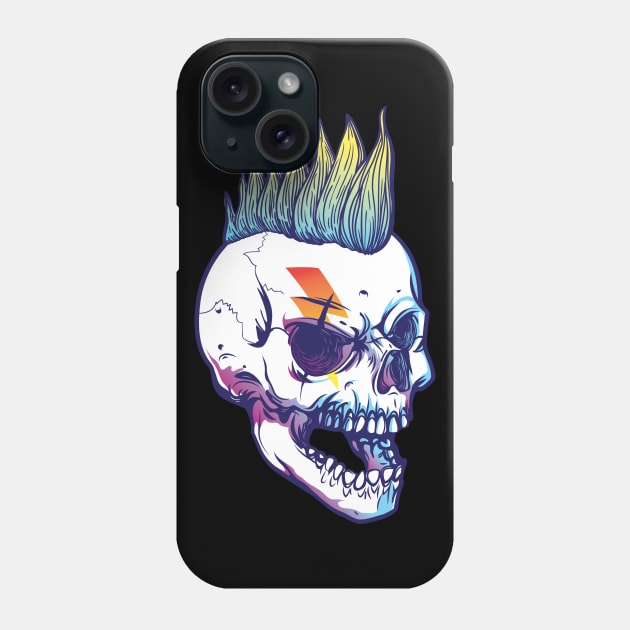 Halloween Skull Phone Case by attire zone