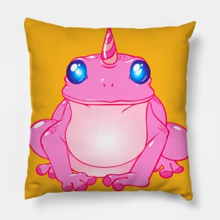 Pink frog Pillow