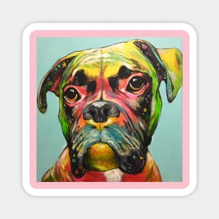 Pop-Art Boxer Magnet