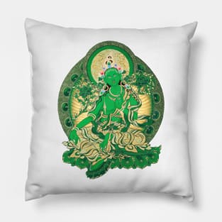 Green Tara Pillow