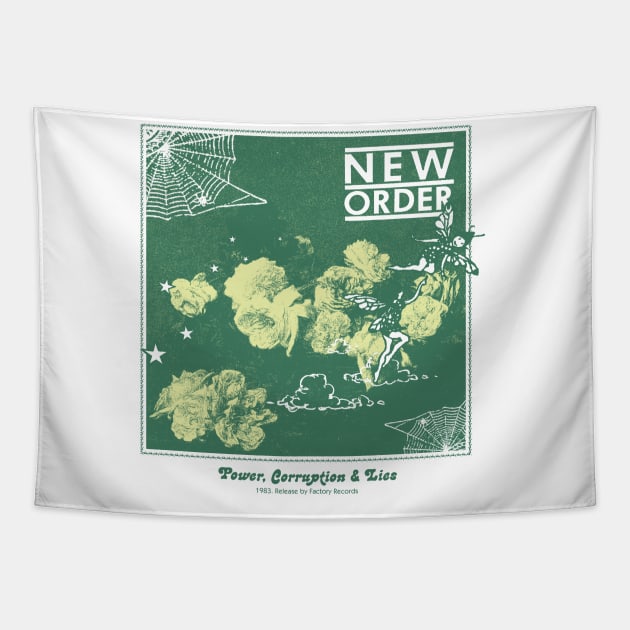 New Order - Power Corruption and Lies Fan-made design Tapestry by Elemental Edge Studio