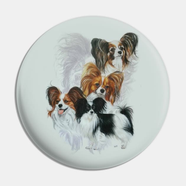 Papillon Melody Pin by BarbBarcikKeith