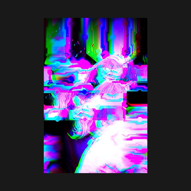 Anime Cosplay Glitch Girl Glitch Art by GLITCH.HUB