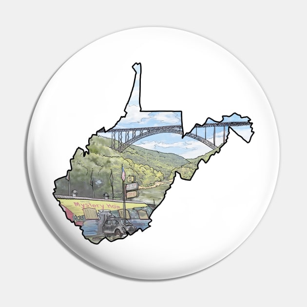 West Virginia Pin by TwoBroads