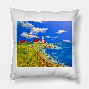 Old lighthouse Pillow