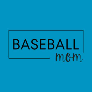 Baseball Mom Plain Box T-Shirt