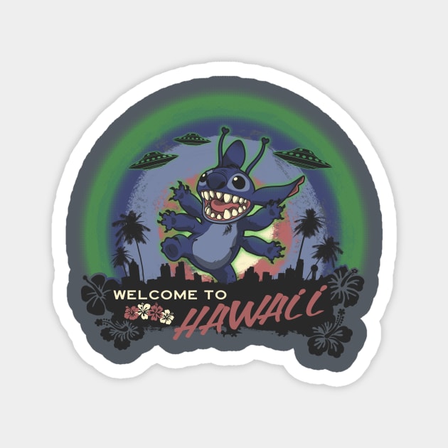 Welcome to Hawaii Magnet by PrismicDesigns