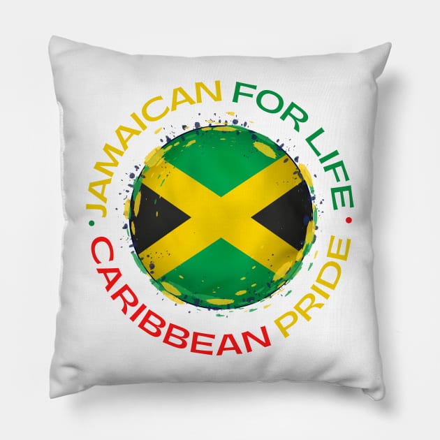 Afrinubi - Jamaica for Life Pillow by Afrinubi™