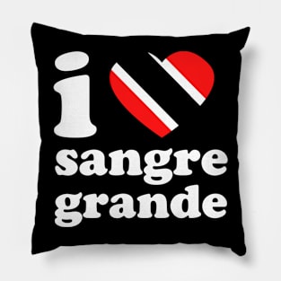 I Love Sangre Grande | Visit Trinidad | I Love Trinidad And Tobago | Trinidad Slang Pillow