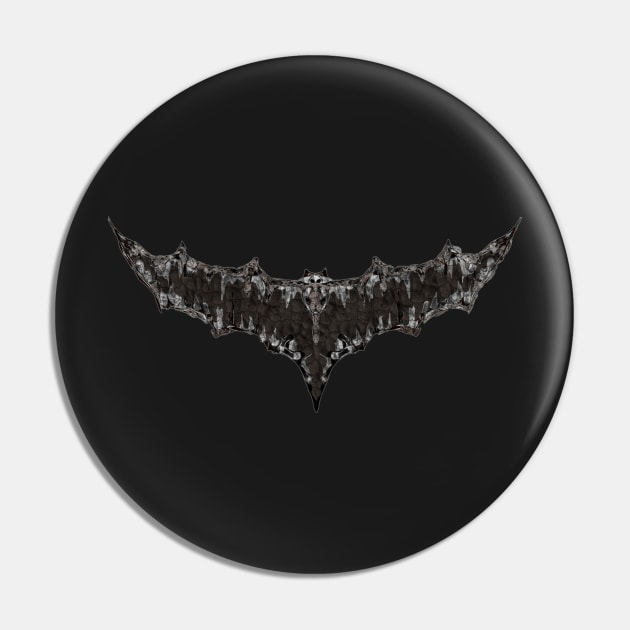 Cave Inside Bat Pin by WOODDIOS