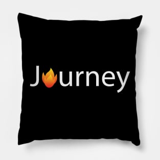 Journey creative text design Pillow