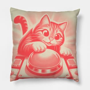 Doomsday Button Cat Pillow