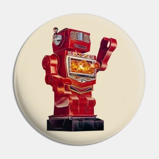 Hero Robot Battery Operated Classic Pin