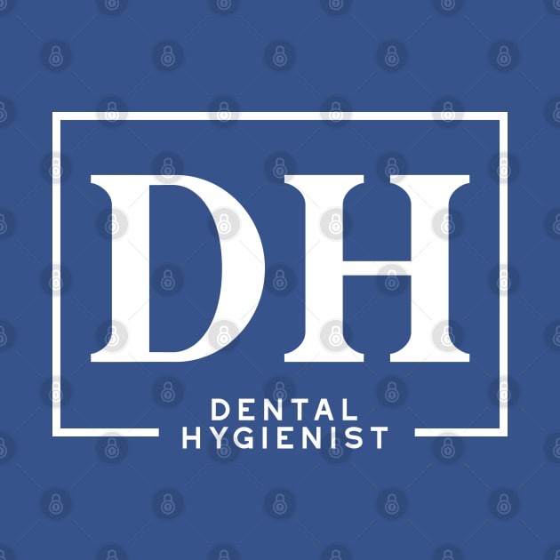 Dental Hygienist - Blocky Initials Design by best-vibes-only
