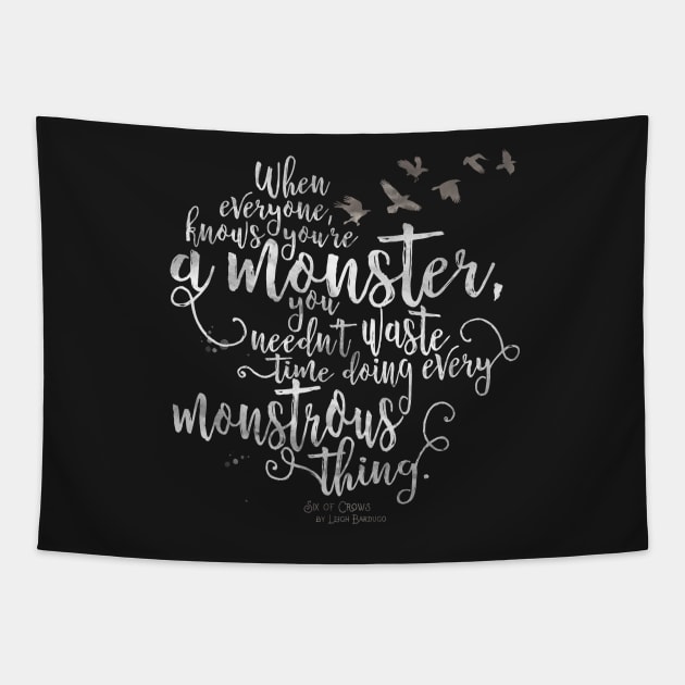 Six of Crows - Monster Tapestry by eviebookish