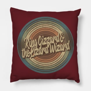 King Gizzard & the Lizard Wizard Vintage Vinyl Pillow