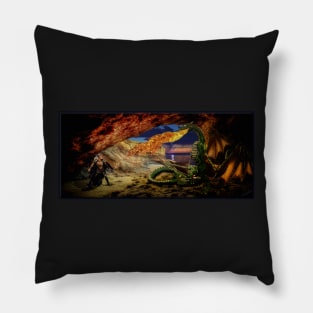 The Dragon Hunter Pillow