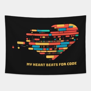 My heart beats for code - V1 Tapestry