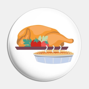 Turkey and Pie Pin