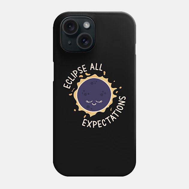 Eclipse Expectations Phone Case by SunburstGeo