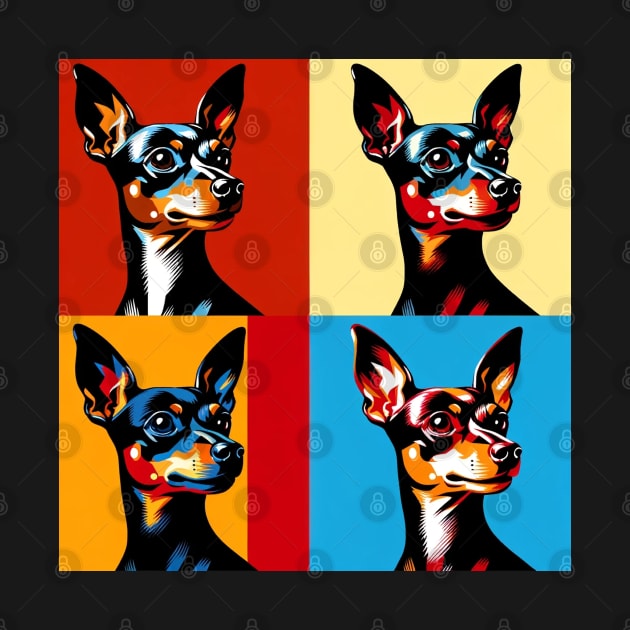 Miniature Pinscher Pop Art - Dog Lovers by PawPopArt