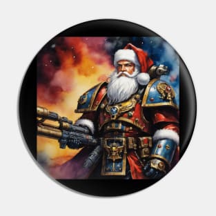 40k Santa Claws Pin