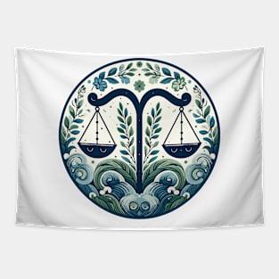 "Cosmic Libra: Celestial Symphony"- Zodiac Horoscope Star Signs Tapestry