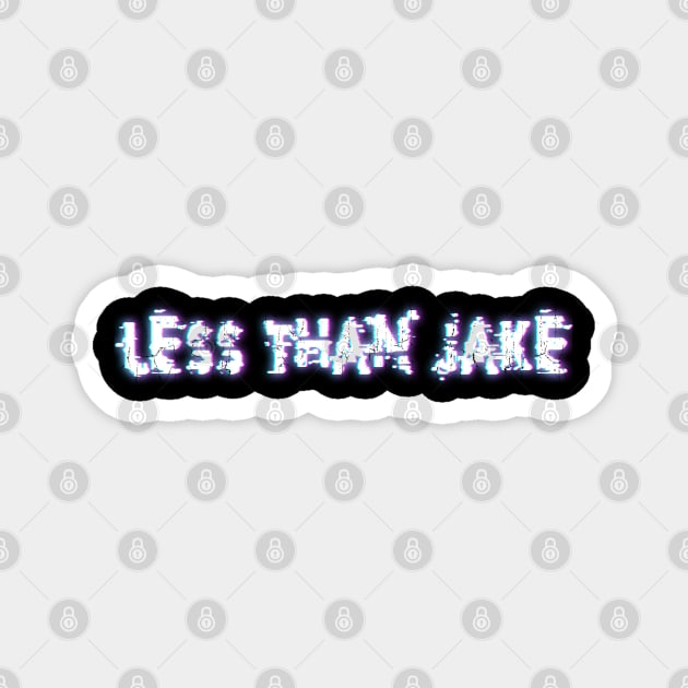 Glitch Light - Less Than Jake Magnet by Koi.buluk