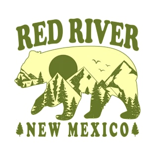 Red River New Mexico Mountain View T-Shirt