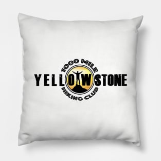 1000 MILE HIKING CLUB Yellowstone National Park - backcountry hiking Pillow