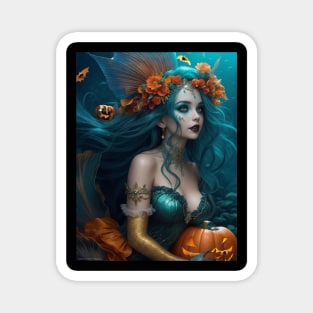 Halloween Mermaid Fairy Magnet