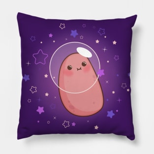 Kawaii Potato Cute Stargazing Anime - Funny Astronaut Pillow