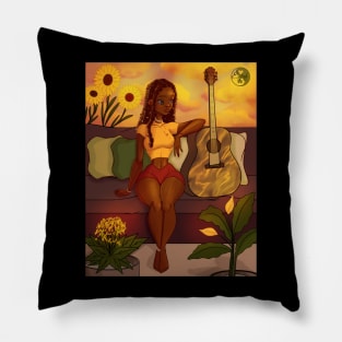 Artist sunset Pillow