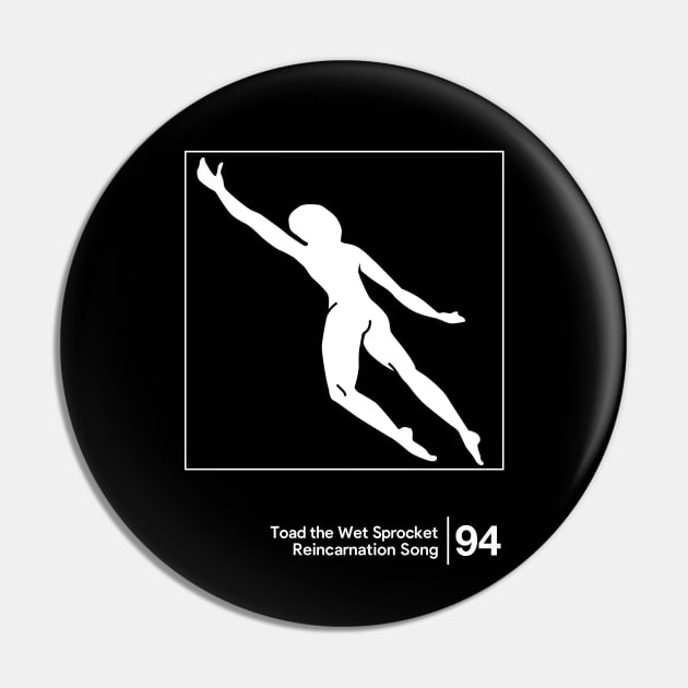 Toad the Wet Sprocket / Minimalist Graphic Artwork Design Pin by saudade