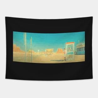 Asteroid City Phoneboth Painting Tapestry