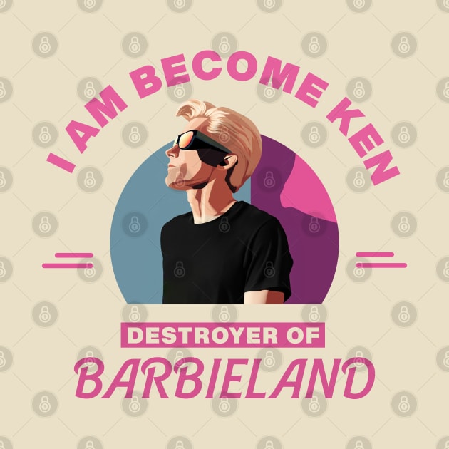 I am become Ken | Barbenheimer by Retro Travel Design