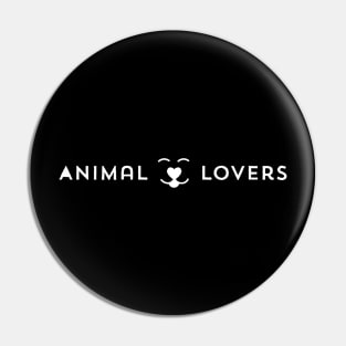 Animal lovers Pin