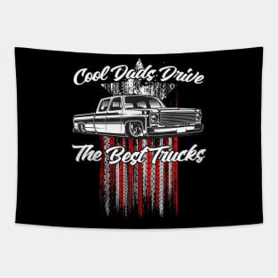 Father Day Truck Guy Bagged Crew Cab Truck Tapestry