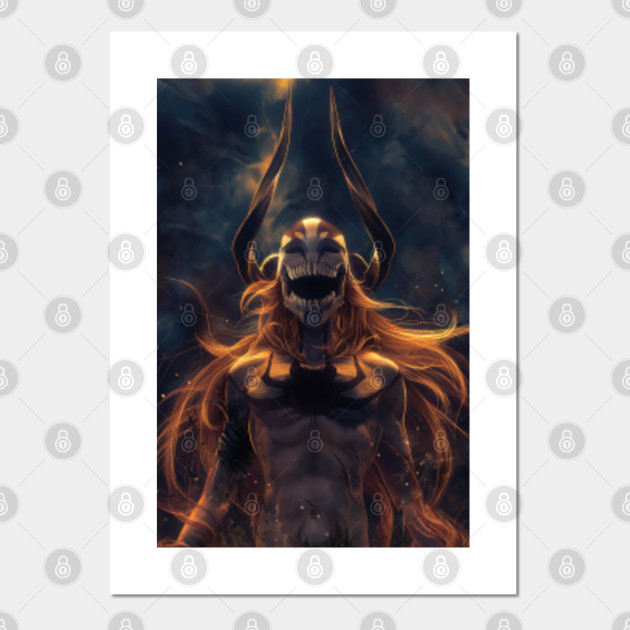 Bleach Anime Hollow Ichigo Bleach Hollow Mask Affiche Et Impression D Art Teepublic Fr