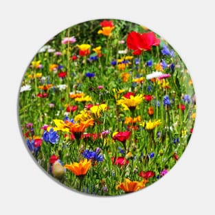 Flower meadow Pin