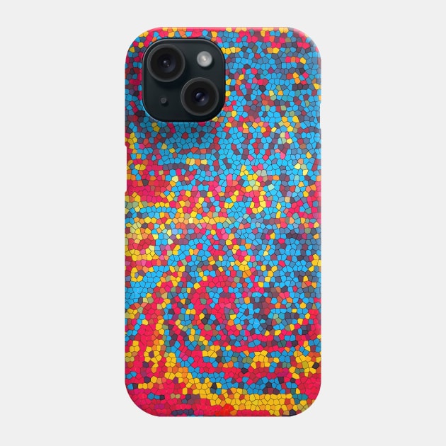 Vibrant abstract artwork Phone Case by Gaspar Avila