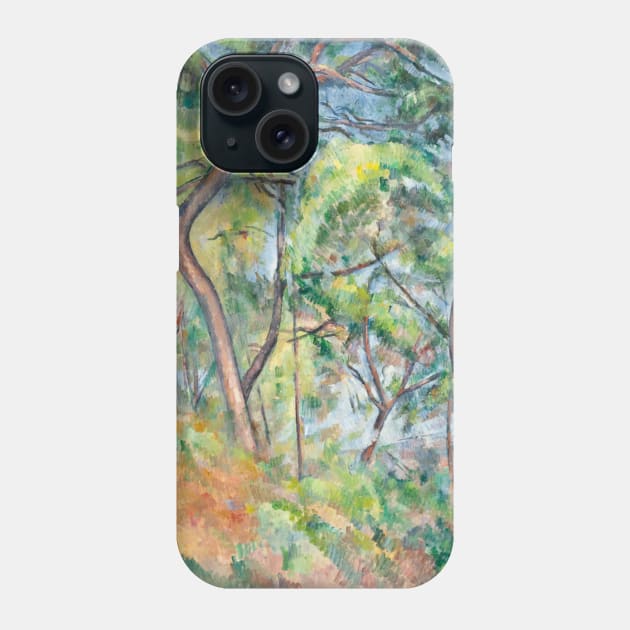 Undergrowth by Paul Cezanne Phone Case by Classic Art Stall